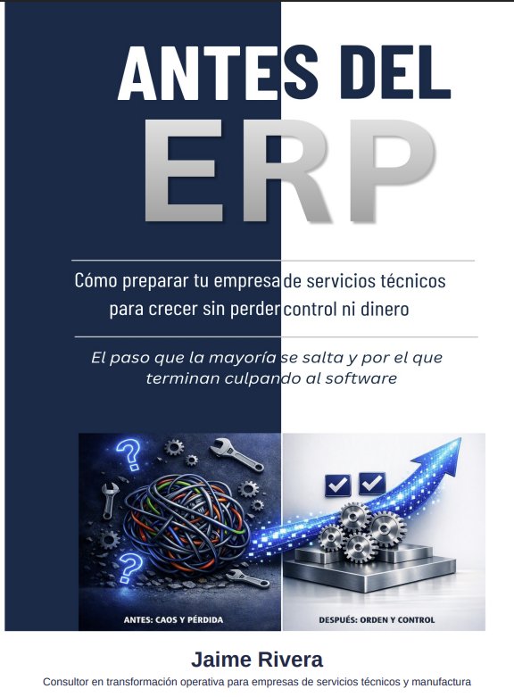 Cover of the book Antes del ERP by Jaime Rivera